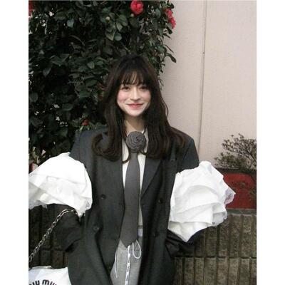 玫瑰花领带 2025春夏新款领结