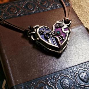 LOL英雄联盟周边项链双城之战凯特琳与蔚爱心情侣项链朋克风百搭