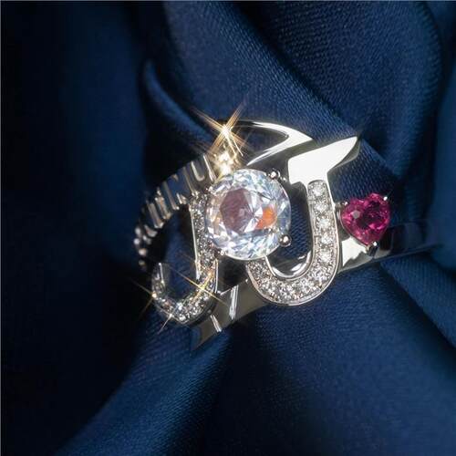 JOJO的奇妙冒险JOJO不灭锆石戒指食戒高级感百搭定制设计指环