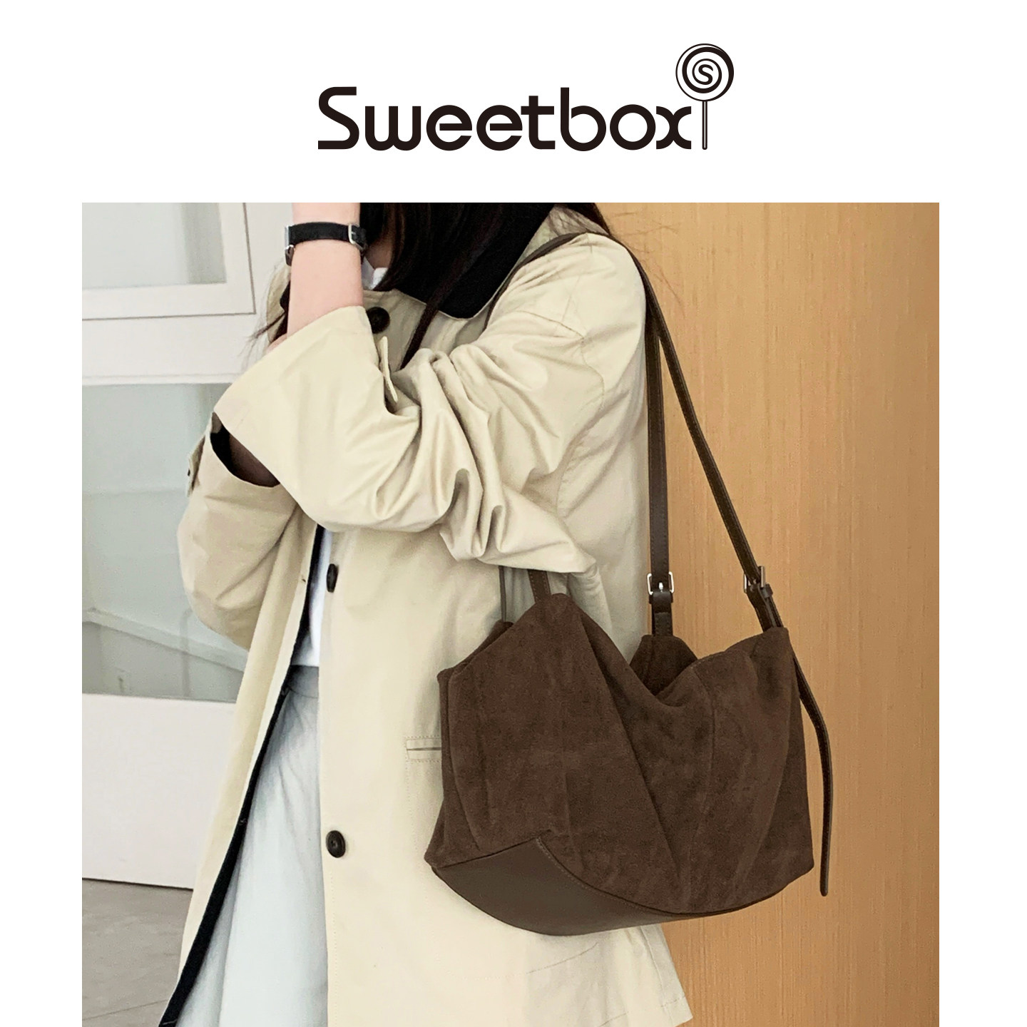 小众反绒牛皮旅行hobo包懒慵风复古单肩包大容量松弛感斜挎大包潮,箱包皮具/热销女包/男包,通用款女包,淘宝优惠券,粉丝福利购,淘宝优惠卷