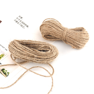 復古DIY手工繩子麻繩禮品包裝 飾麻繩花束吊牌照片墻 帶捆綁扎繩裝