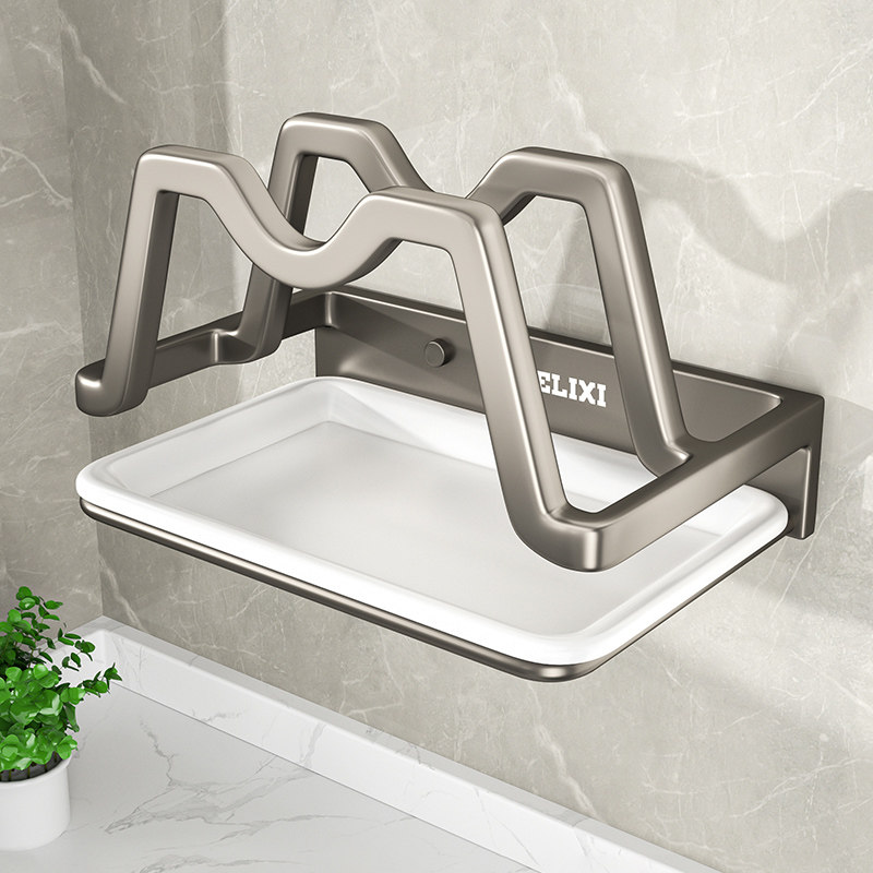 德力西厨房锅盖架免打孔案板粘板放置壁挂式菜板砧板置物架子神器