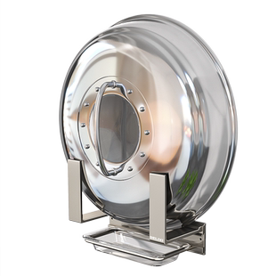 德力西大锅盖架免打孔壁挂式厨房橱柜置物架墙上大尺寸砧板放置器