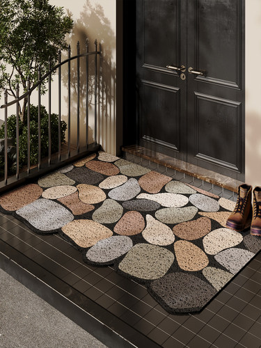 Pvc丝圈入口门地垫户外门入口刮泥除尘地垫可切割防滑防污地毯