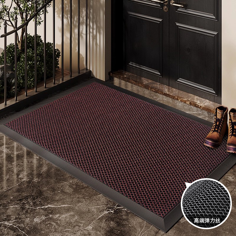 入户门地垫别墅豪宅高端大门口进门脚垫耐脏免洗加厚地毯高弹门垫