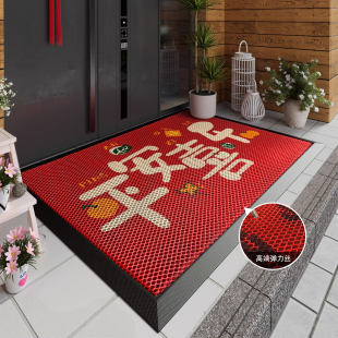 入户门地垫高端大门口进门脚垫耐脏免洗加厚地毯别墅豪宅高弹门垫