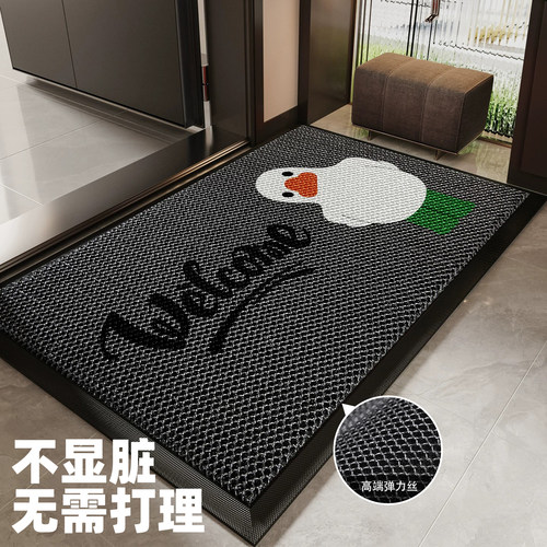 入户门防滑地垫2026新款玄关大门口进门脚垫除尘耐磨加厚弹力地毯