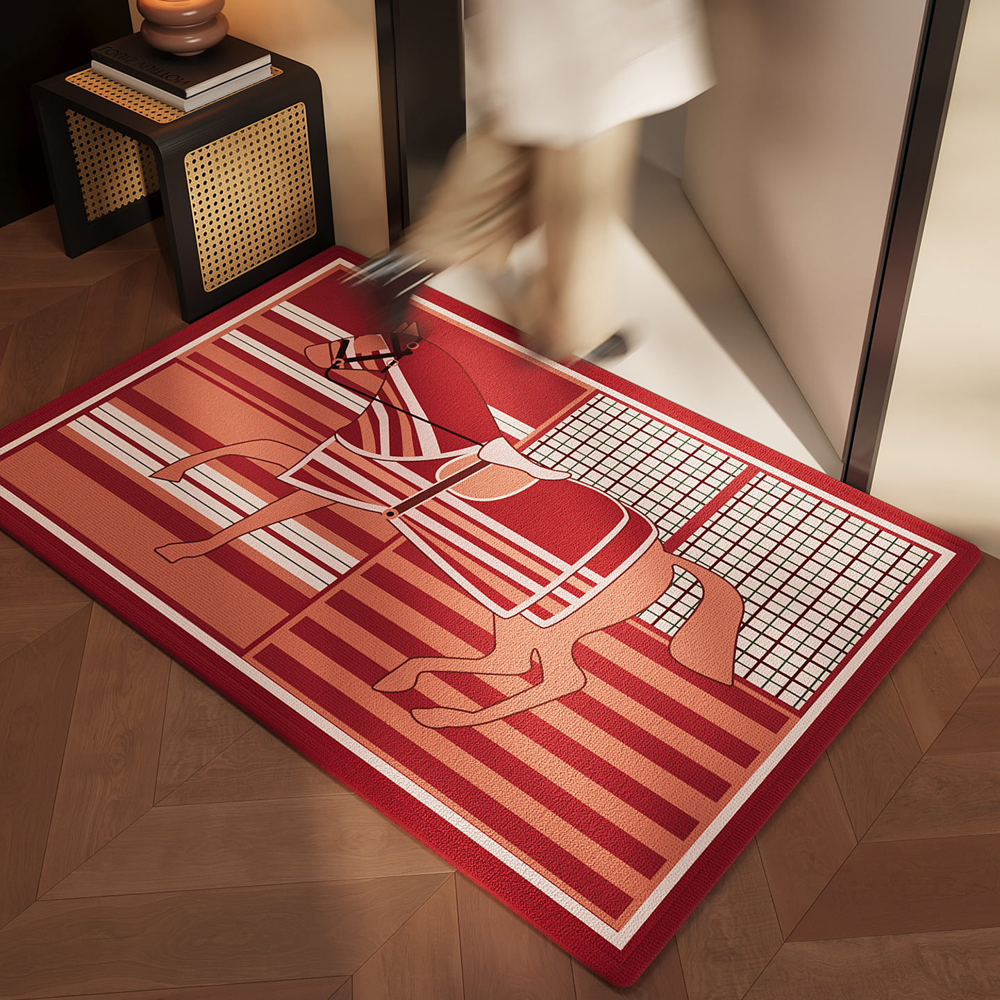 美式复古入户门地垫玄关大门口