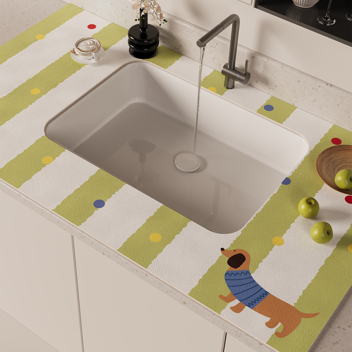 水龙头吧台满铺免洗可擦厨房硅藻泥洗漱台面垫沥水垫洗手台吸水垫,居家布艺,厨房地垫,淘宝优惠券,粉丝福利购,淘宝优惠卷