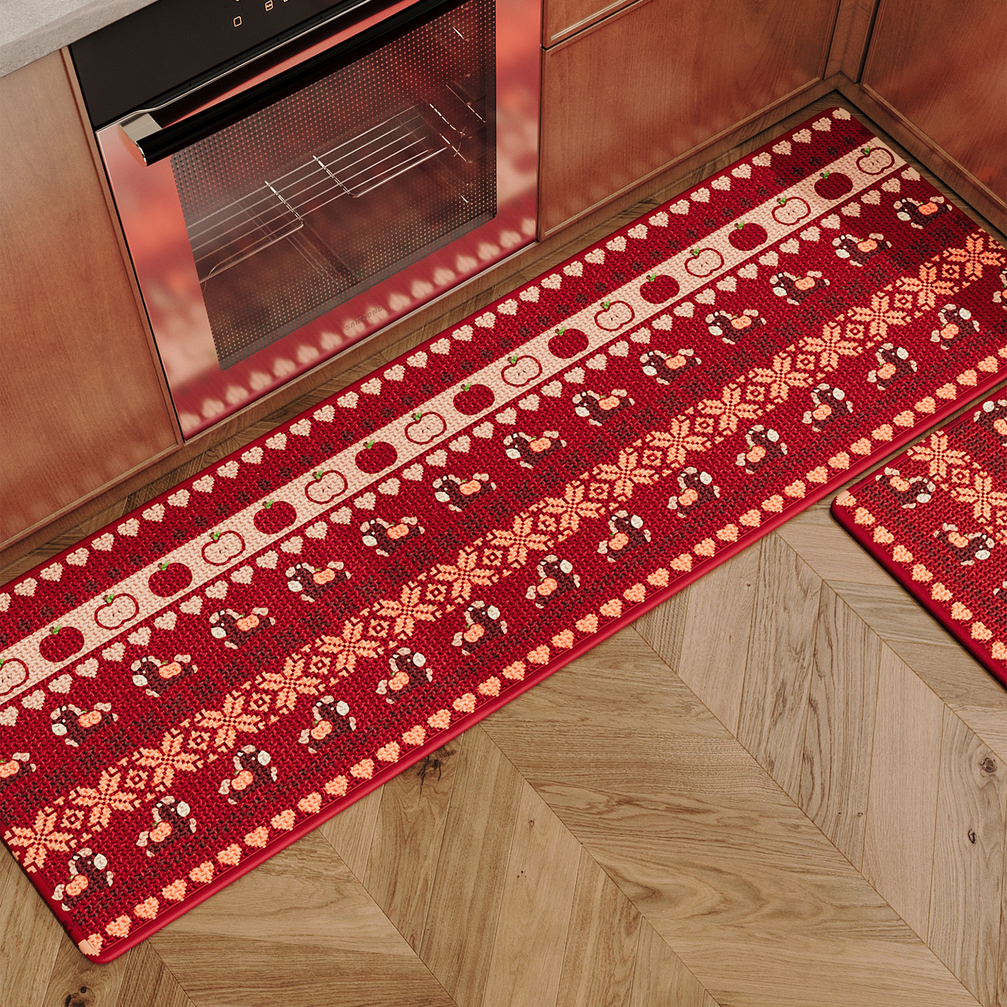 耐脏耐磨红色卡通小马家用吸水速干擦脚垫厨房专用地垫防滑垫地毯,居家布艺,厨房地垫,淘宝优惠券,粉丝福利购,淘宝优惠卷