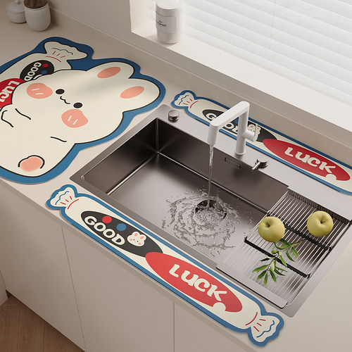 厨房防溅水沥水垫水龙头卫生间