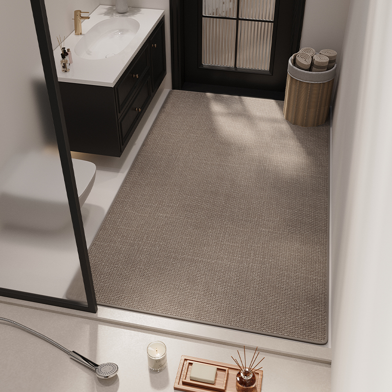 浴室防滑地垫现代简约卫生间吸水