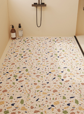 淋浴房浴室洗澡防滑地垫满铺裁剪大尺寸丝圈排水专用隔水沥水脚垫