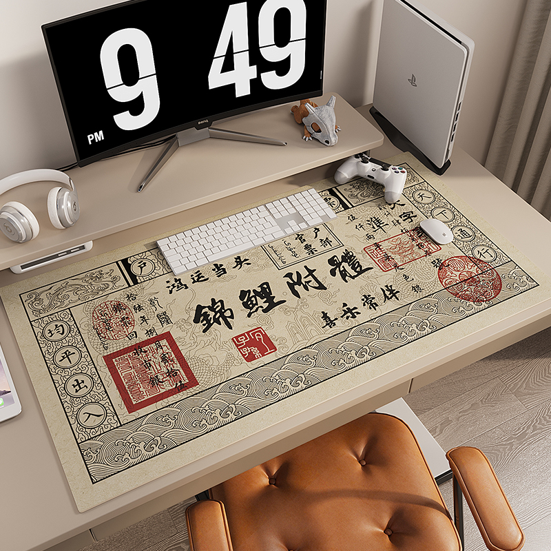 创意桌垫办公室桌面保护垫防水防油垫学习桌垫防污超大号鼠标垫子
