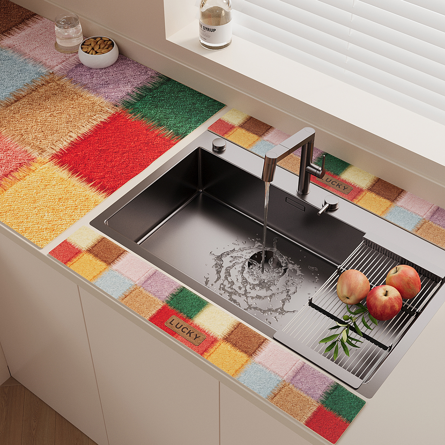 厨房浴室硅藻泥吸水沥水垫