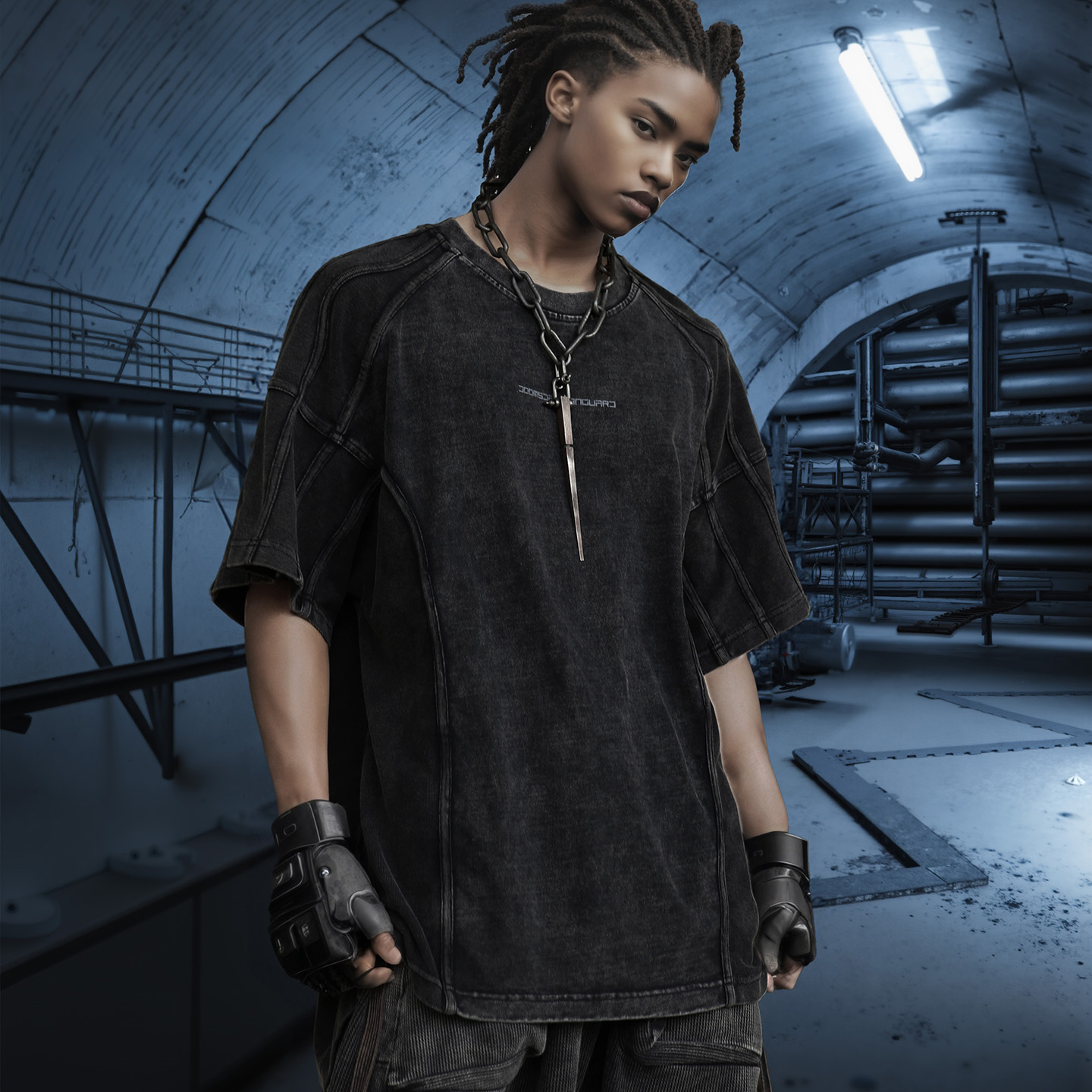 解构裁剪拼接做旧末世废土原创