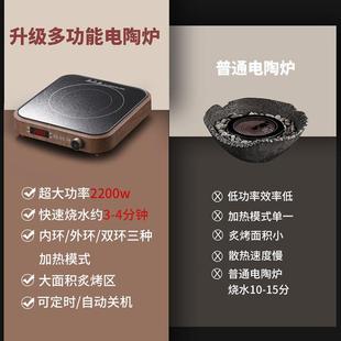 家用室内煮茶器新款 冬日围炉煮茶烤火炉套装 2024全套烧水壶电陶炉