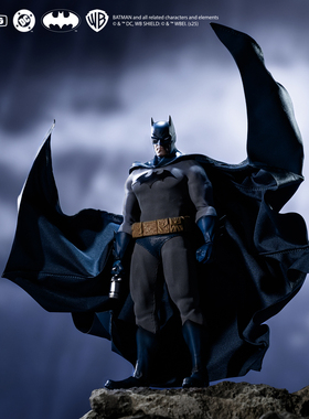 共鸣GONG DC缄默 蝙蝠侠1/12布衣可动人偶 蝙蝠侠布衣可动模玩