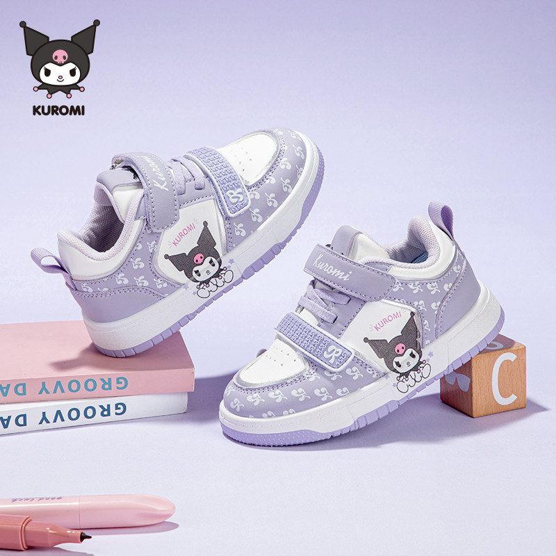 HelloKitty凯蒂猫童鞋女童秋季新款低帮板鞋女孩库洛米休闲运动鞋