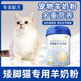 矮脚猫猫用羊奶粉猫咪幼猫米努特哺乳期宠物奶粉拿破仑营养补充