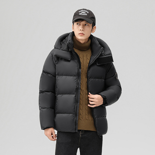 帕丁顿熊冬季款连帽保暖加厚休闲宽松百搭羽绒服鸭绒外套情侣同款