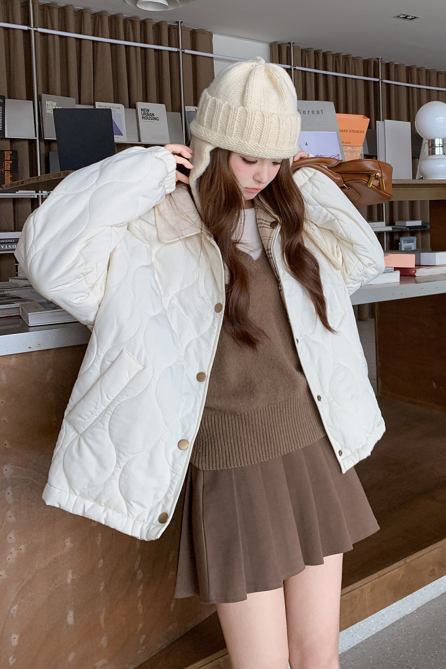 2025年冬季新款两面穿夹棉外套203-9535-P175-K258,女装棉衣/棉服,浙宝203