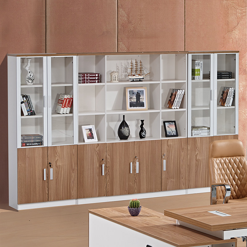 文件柜办公室档案柜柜子书柜矮柜资料柜办公柜木质办公书橱储物柜