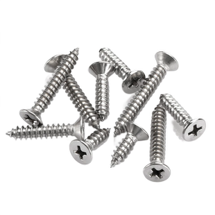 304不锈钢自攻螺丝十字沉头螺丝木螺钉加长平头螺丝钉1M2M3M4M5M6