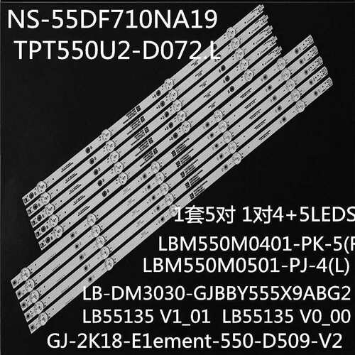适用NS-55DF710NA19TPT550U2-D072.L灯条E4SW5518RKULB55135