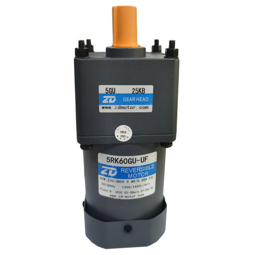 ZD中大现货5RK60GU-UF交流齿轮减速电机三相220V380V通用一件打发