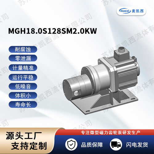 18CC高压磁力驱动齿轮计量泵 耐压5MPa 大流量3m³/h