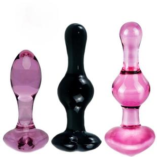 anus used masturbation made toy glass
