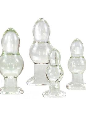 A glass-made anus used as a masturbation toy