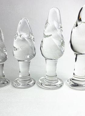 A glass-made anus used as a masturbation toy