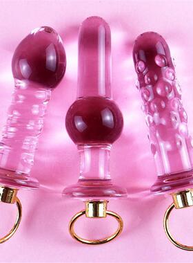 A glass-made anus used as a masturbation toy