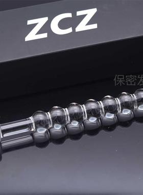 Glass-made femalemasturbation toy fake phallus adult product