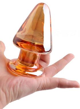 A glass-made anus used as a masturbation toy