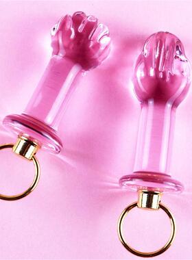 A glass-made anus used as a masturbation toy