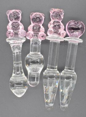 A glass-made anus used as a masturbation toy