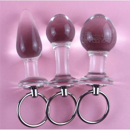A glass-made anus used as a masturbation toy
