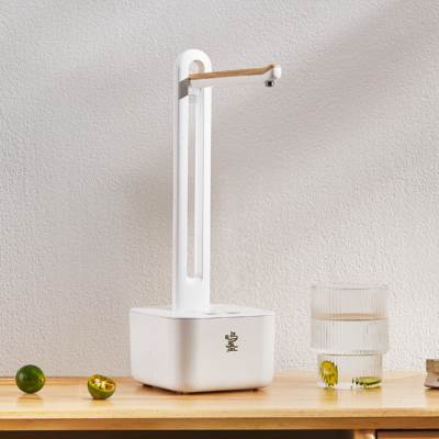 鸣盏上水器家用桶装水电动抽水器矿泉水桌面式小型自动智能出水器