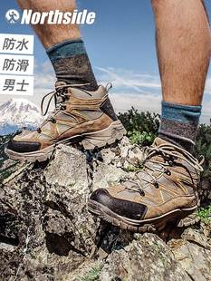 越野男鞋 户外鞋 男防水防滑专业高帮耐磨徒步鞋 登山鞋