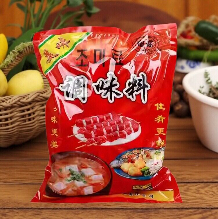 包邮延边汪清申联方便面料包面条馄饨料腌肉烧烤棒鱼烤肉料100袋