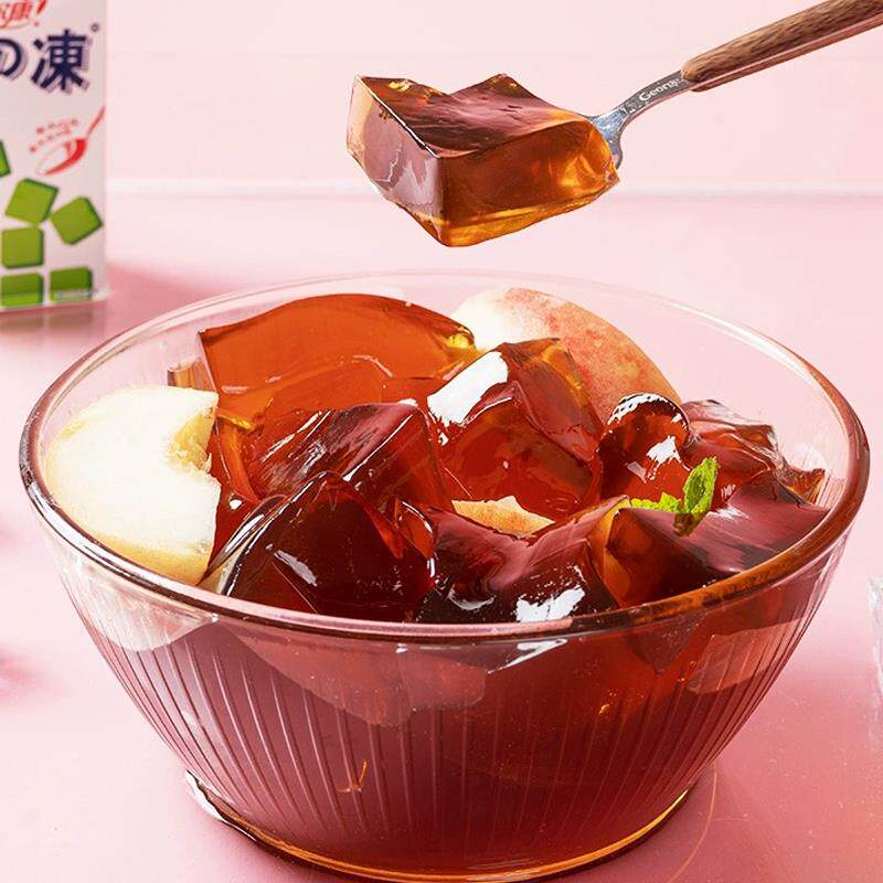新品惠尔康优的冻黑白凉粉即食仙草冻凉茶0脂肪果冻16盒清凉饮品