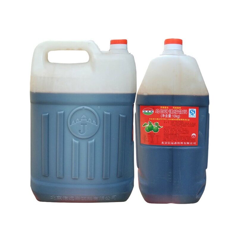 老北京信远斋乌梅汁桂花酸梅汤浓缩酸梅汤饮料 乌梅汁0kg装桶