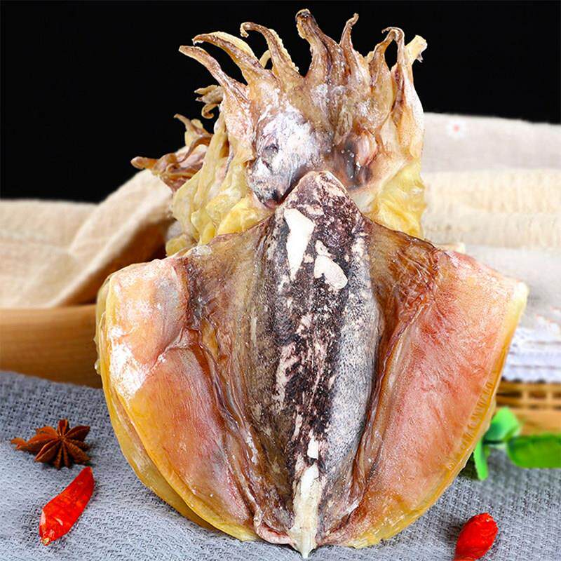 墨鱼干1斤(8-10只) 东海大号炒菜煲汤乌贼干目鱼干淡水海鲜干货