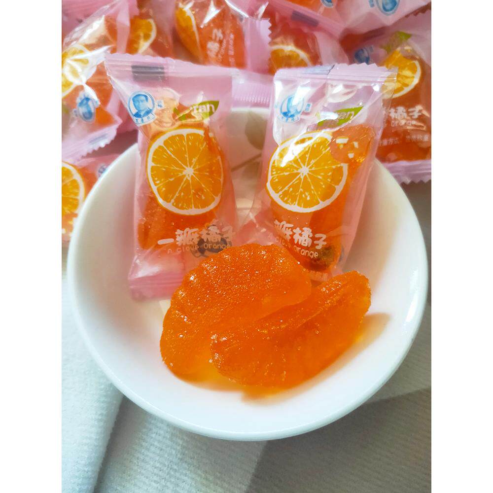 不老林一瓣橘子软糖怀旧糖果零食过年糖喜糖小吃结婚糖果食品