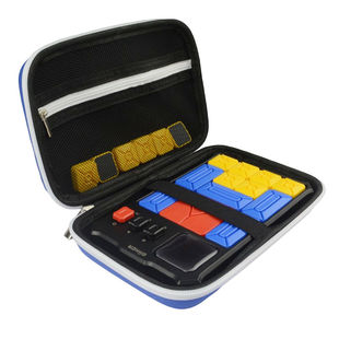 适用计客超级华容道儿童益智能玩具数字滑动拼图收纳包硬壳保护盒