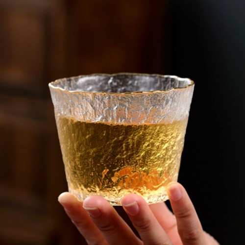 大号初雪冰露主人杯水晶茶杯手工