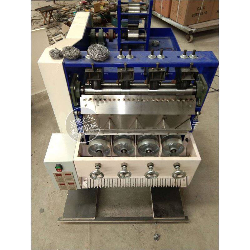 钢丝球机 厨房清洁球制造机揉丝一体 5线5球打球拉丝一体机